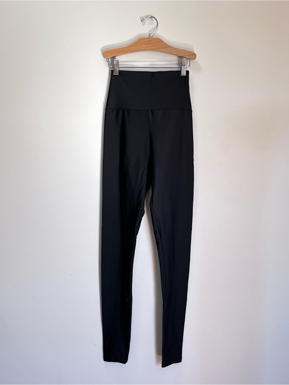 American Apparel Nylon tricot Black High-Waist Leggings